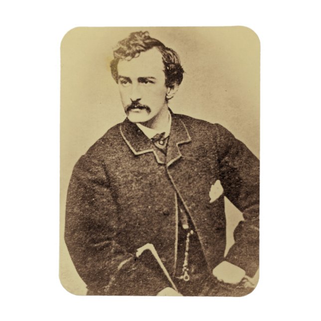 Porträtt från John Wilkes Booth | 1861-65 Magnet (Vertikal)
