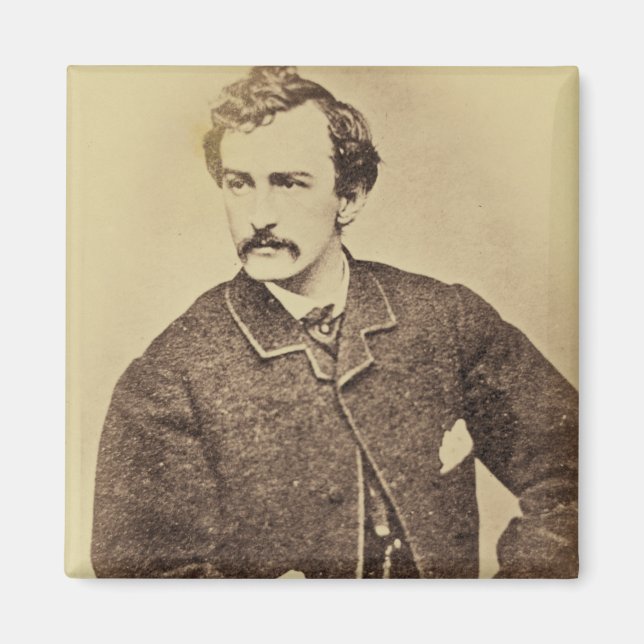 Porträtt från John Wilkes Booth | 1861-65 Magnet (Framsidan)