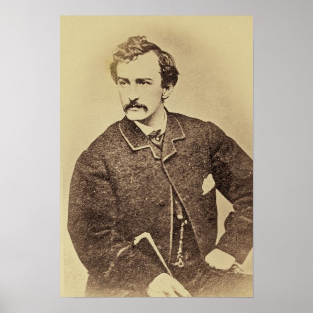 Porträtt från John Wilkes Booth | 1861-65 Poster (Framsidan)