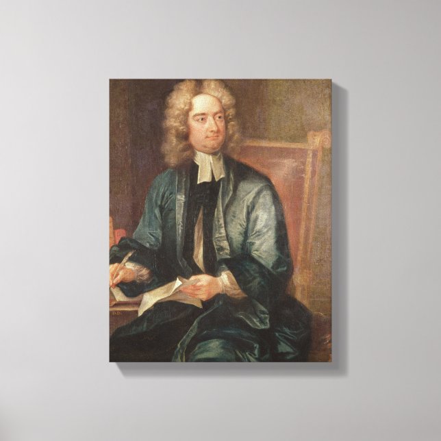 Porträtt från Jonathan Swift c.1718 Canvastryck (Framsida)