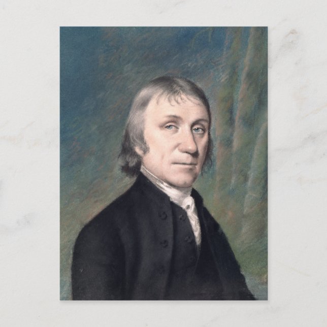 Porträtt från Joseph Priestley , c.1797 Vykort (Framsida)