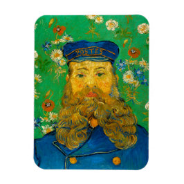 Porträtt från Joseph Roulin av Vincent Van Gogh Magnet