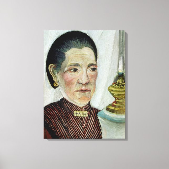 Porträtt från Josephine, konstnärens andra fru, c Canvastryck (Framsida)