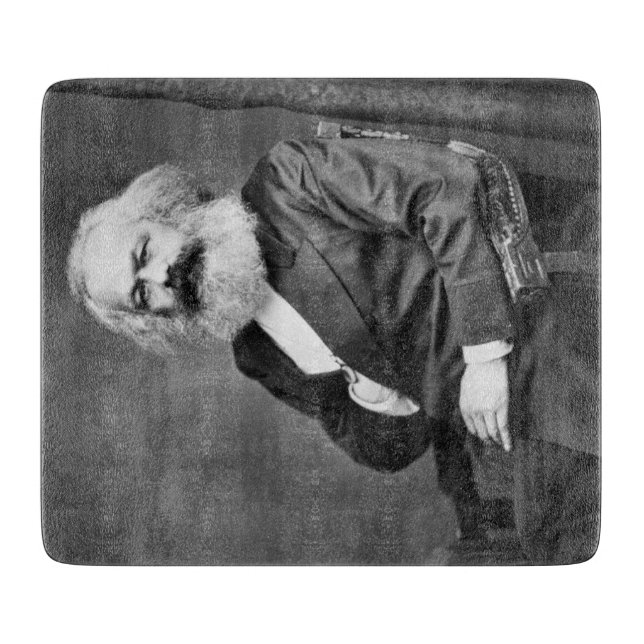 Porträtt från Karl Marx (marxismens grundare) (Framsidan)