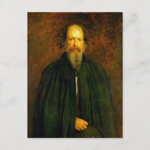 Porträtt från Lord Alfred Tennyson av John Millais Vykort