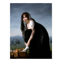 Porträtt från Madame Soustra. Marie-denise Villers