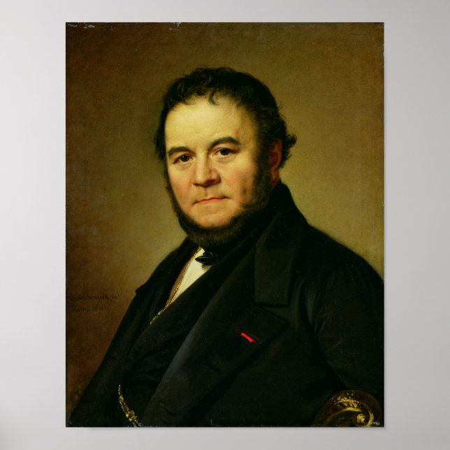Porträtt från Marie Henri Beyle, känd som Poster (Framsidan)