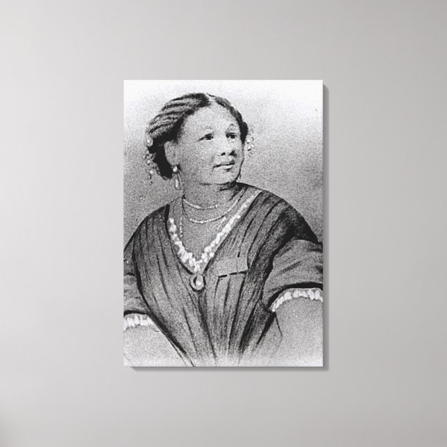Porträtt från Mary Seacole Canvastryck (Framsida)