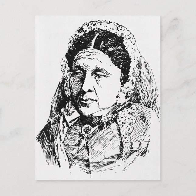 Porträtt från Mary Seacole Vykort (Framsida)