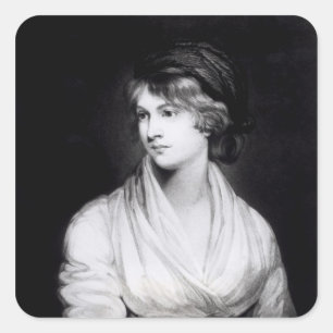 Porträtt från Mary Wollstonecraft Godwin Fyrkantigt Klistermärke