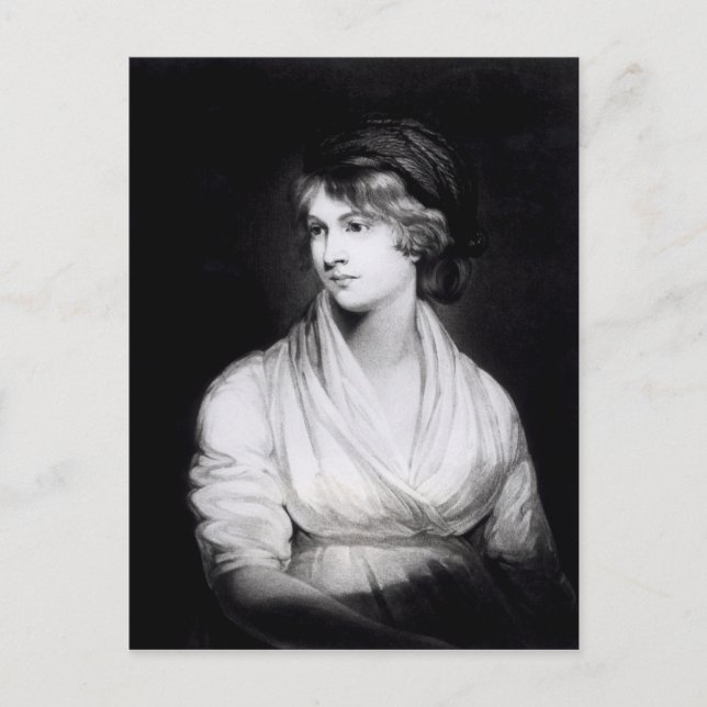 Porträtt från Mary Wollstonecraft Godwin Vykort (Framsida)