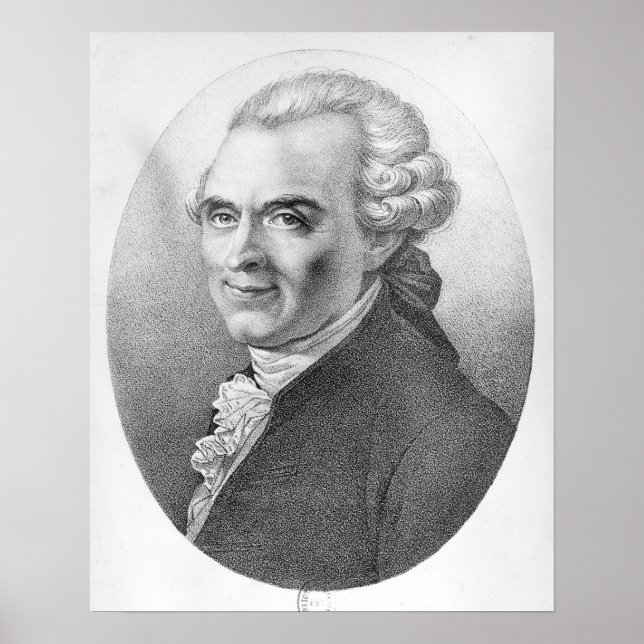 Porträtt från Michel-Jean Sedaine Poster (Framsidan)