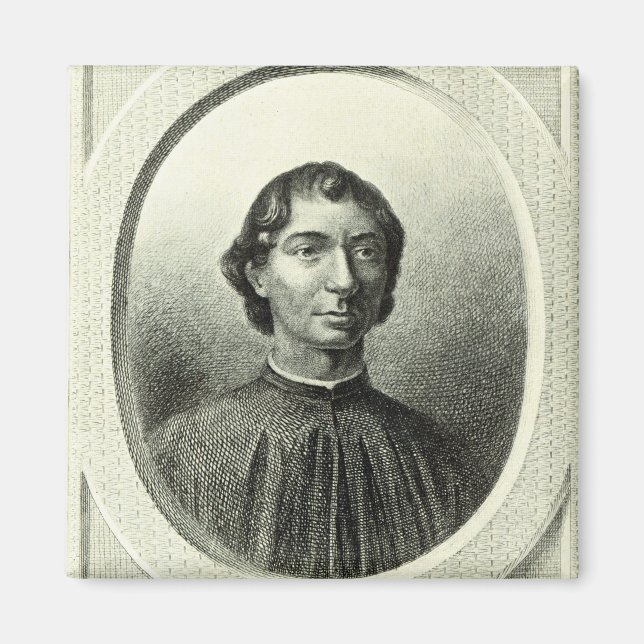 Porträtt från Niccolo Machiavelli Magnet (Framsidan)