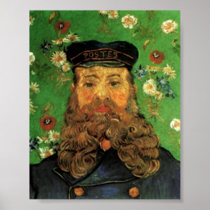 Porträtt från Postman Joseph Roulin av Van Gogh Poster