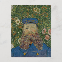 Porträtt från Postman Joseph Roulin av Van Gogh Vykort
