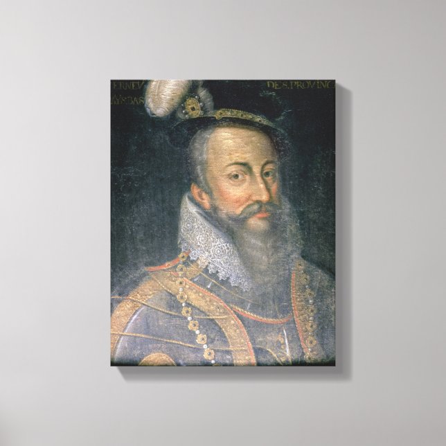 Porträtt från Robert Dudley (1532-88) Earl of Leic Canvastryck (Framsida)