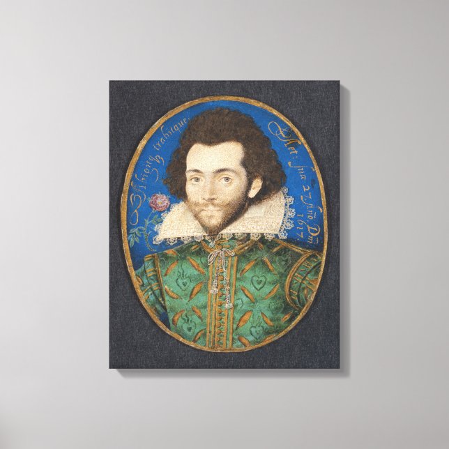 Porträtt från The Earl of Pembroke, 1617 Canvastryck (Framsida)