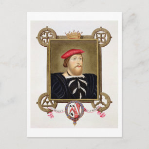 Porträtt från Thomas Boleyn (1477-1539) Earl of Wi Vykort