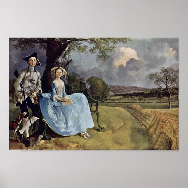Porträtt från Thomas Gainsbo och Andrews Poster (Framsidan)