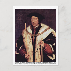 Porträtt från Thomas Howard 3Rd Duke från Norfolk Vykort