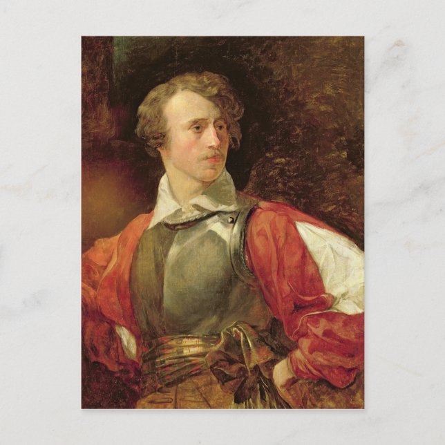 Porträtt från Vladimir Samoylov som Hamlet Vykort (Framsida)