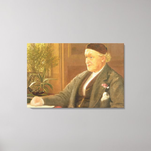 Porträtt från William Bell Scott (1811-90), 1886 ( Canvastryck (Framsida)