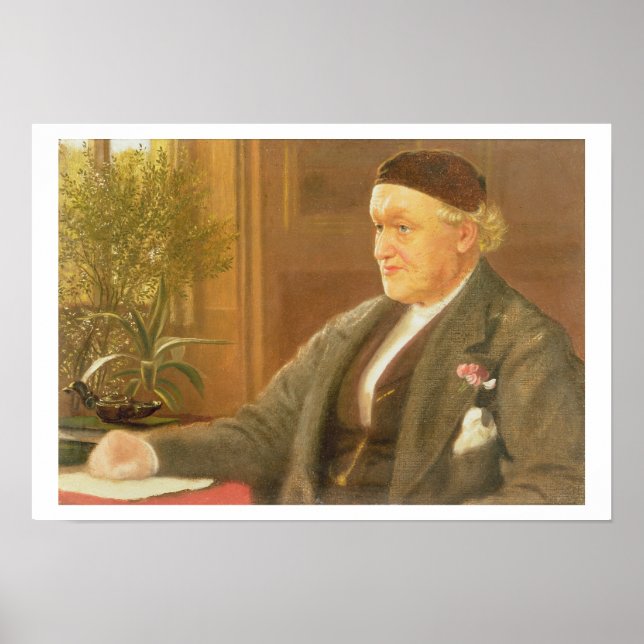 Porträtt från William Bell Scott (1811-90), 1886 ( Poster (Framsidan)