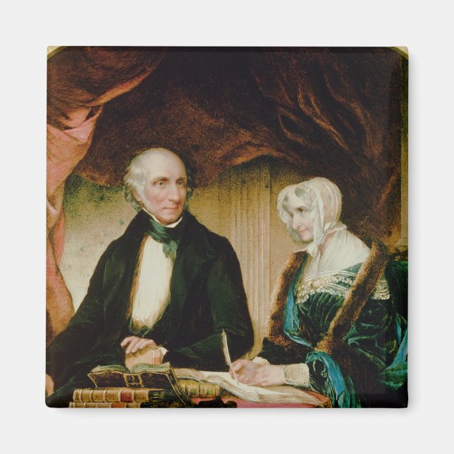Porträtt från William och Mary Wordsworth, 1839 Magnet (Framsidan)