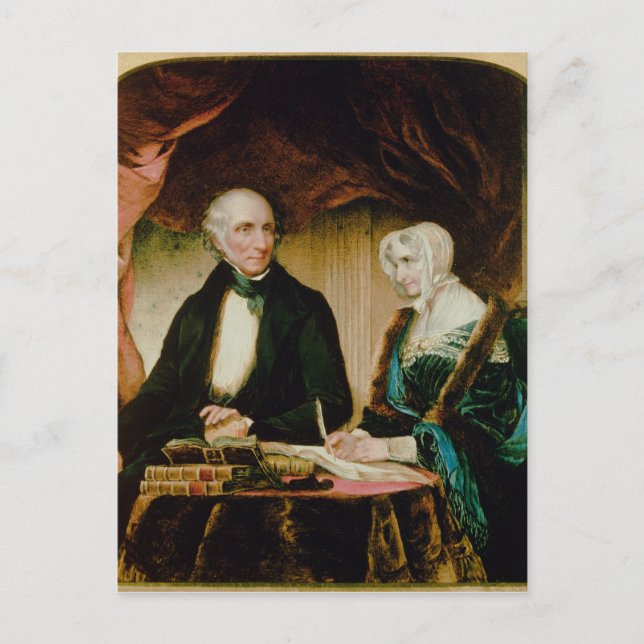 Porträtt från William och Mary Wordsworth, 1839 Vykort (Framsida)