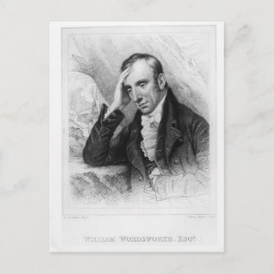 Porträtt från William Wordsworth Vykort