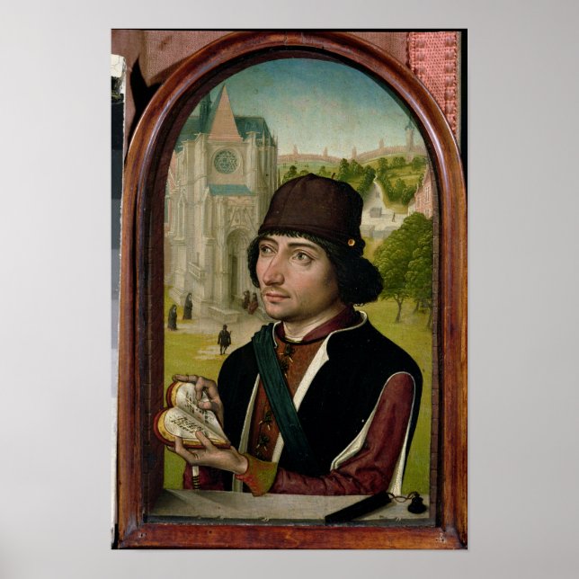 Porträtt från Young Man, 1480 Poster (Framsidan)