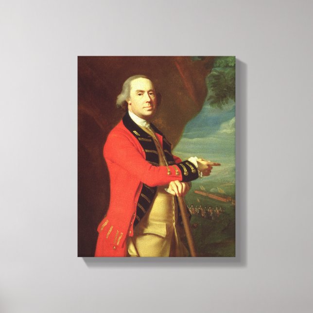Porträtt, general Thomas Gage, c.1768 (olja på ca Canvastryck (Framsida)