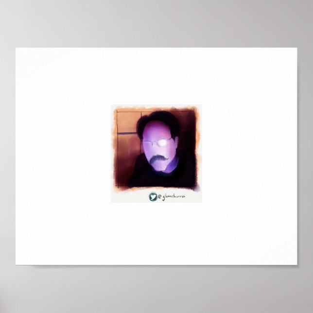 Porträtt: Glenn Sharron Poster (Framsidan)