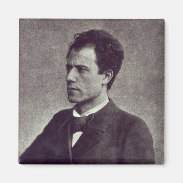 Porträtt, Gustav Mahler, 1897 Magnet (Framsidan)