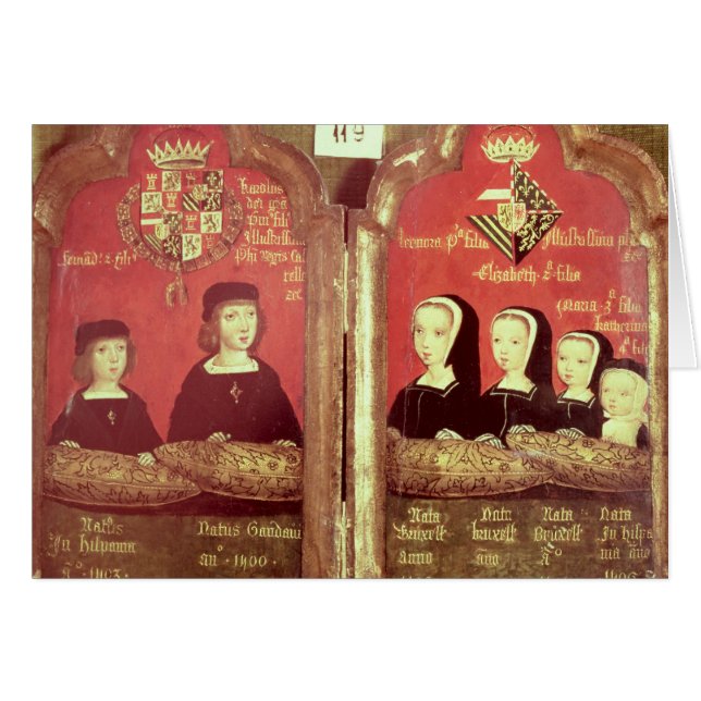 Porträtt Hälsningskort (Framsidan Horizontal)