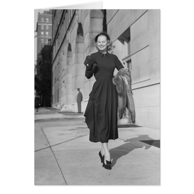 Porträtt Hälsningskort (Framsidan)