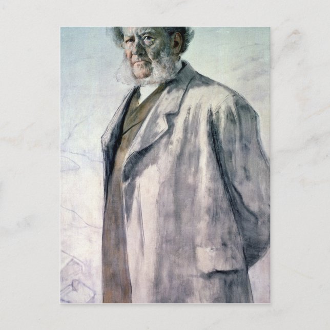 Porträtt, Henrik Ibsen, 1895 Vykort (Framsida)