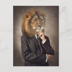 PORTRÄTT i A LEJON Vykort