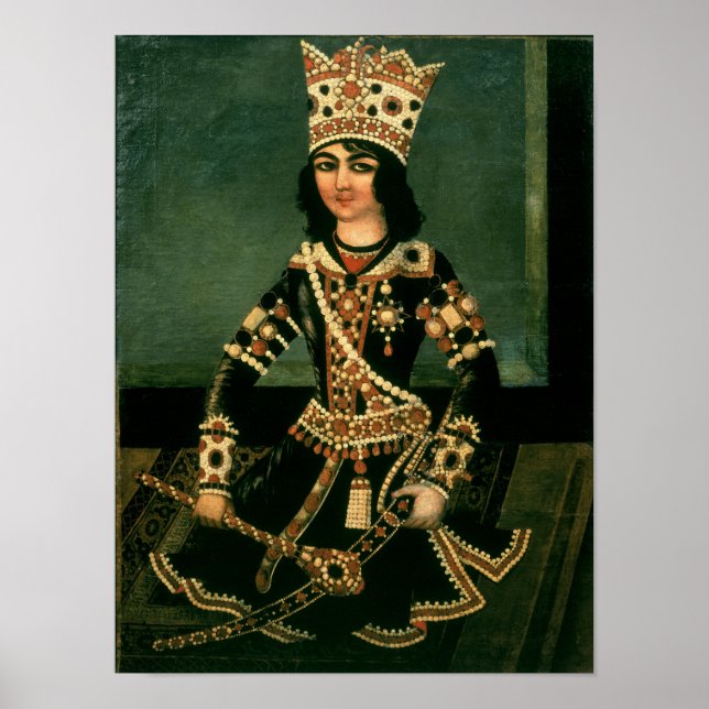 Porträtt i Abbas-Minza Poster (Framsidan)