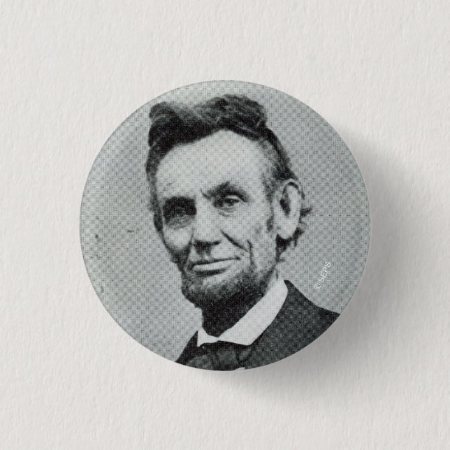 Porträtt i Abe Lincoln 1 Knapp (Framsida)