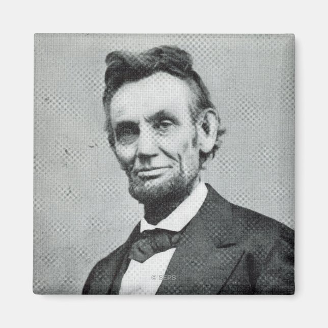 Porträtt i Abe Lincoln 1 Magnet (Framsidan)