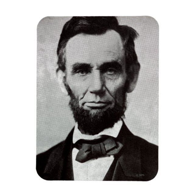 Porträtt i Abe Lincoln 2 Magnet (Vertikal)