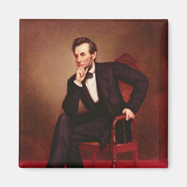 Porträtt i Abraham Lincoln Magnet (Framsidan)