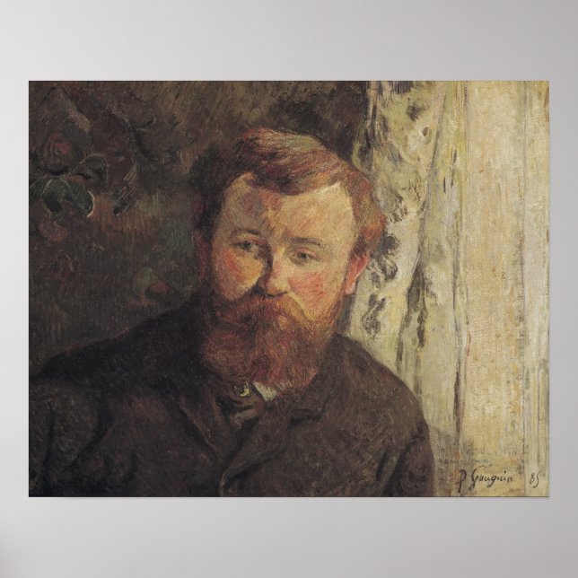 Porträtt i Achille Granchi Taylor, 1885 Poster (Framsidan)