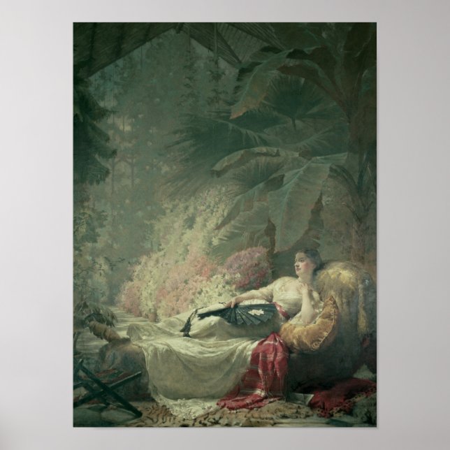 Porträtt i Adelaide Maria, länet Iveagh Poster (Framsidan)