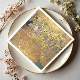 Porträtt i Adele Bloch-Bauer 1, Klimt Art Pappersservett