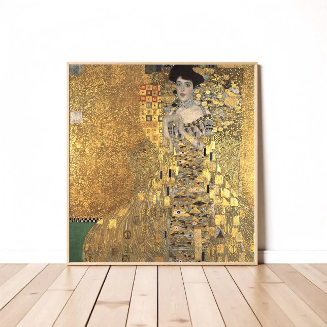 Porträtt i Adele Bloch-Bauer 1, Klimt Art Poster (Skapare uppladdad)