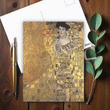 Porträtt i Adele Bloch-Bauer 1, Klimt Art