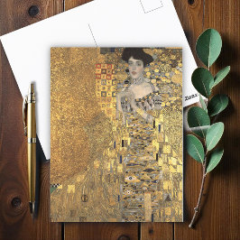Porträtt i Adele Bloch-Bauer 1, Klimt Art Vykort