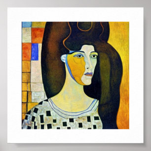 Porträtt i Adele Bloch-Bauer Art Poster